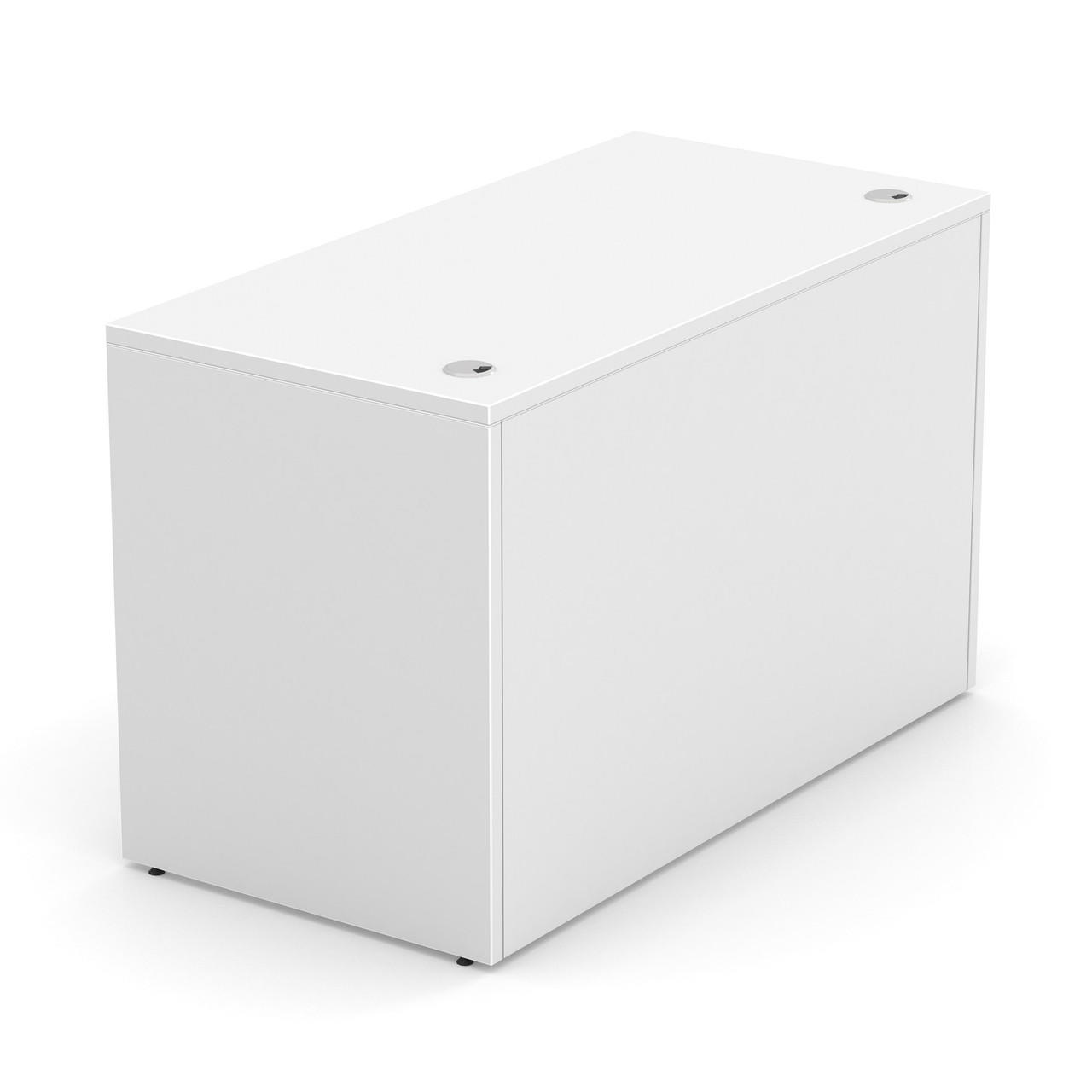 Office Source OS Laminate 47"W x 24"D Small Executive Desk Shell OS104