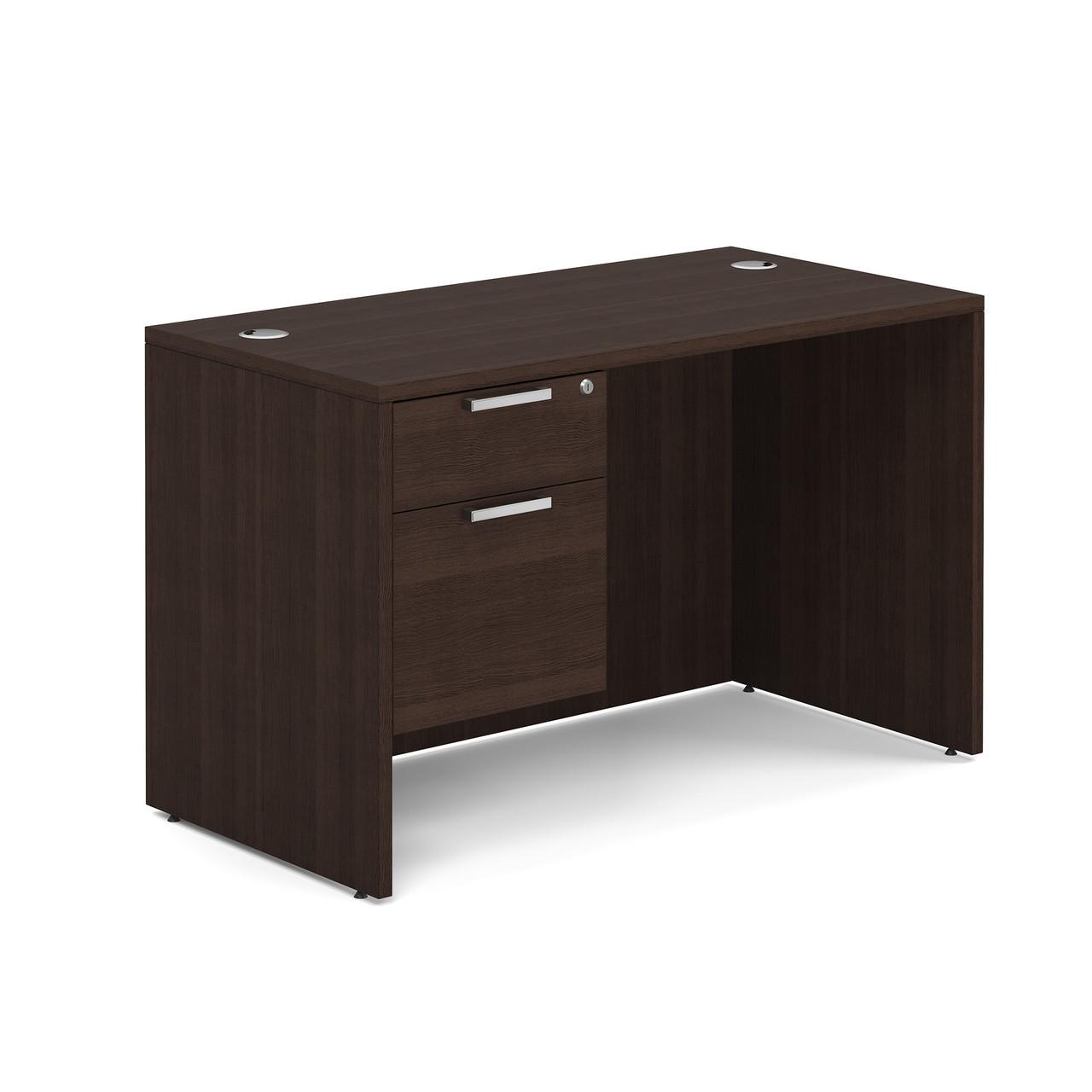  Office Source OS Laminate 48" x 24" Small Executive Desk with Storage SGLHDPL104 