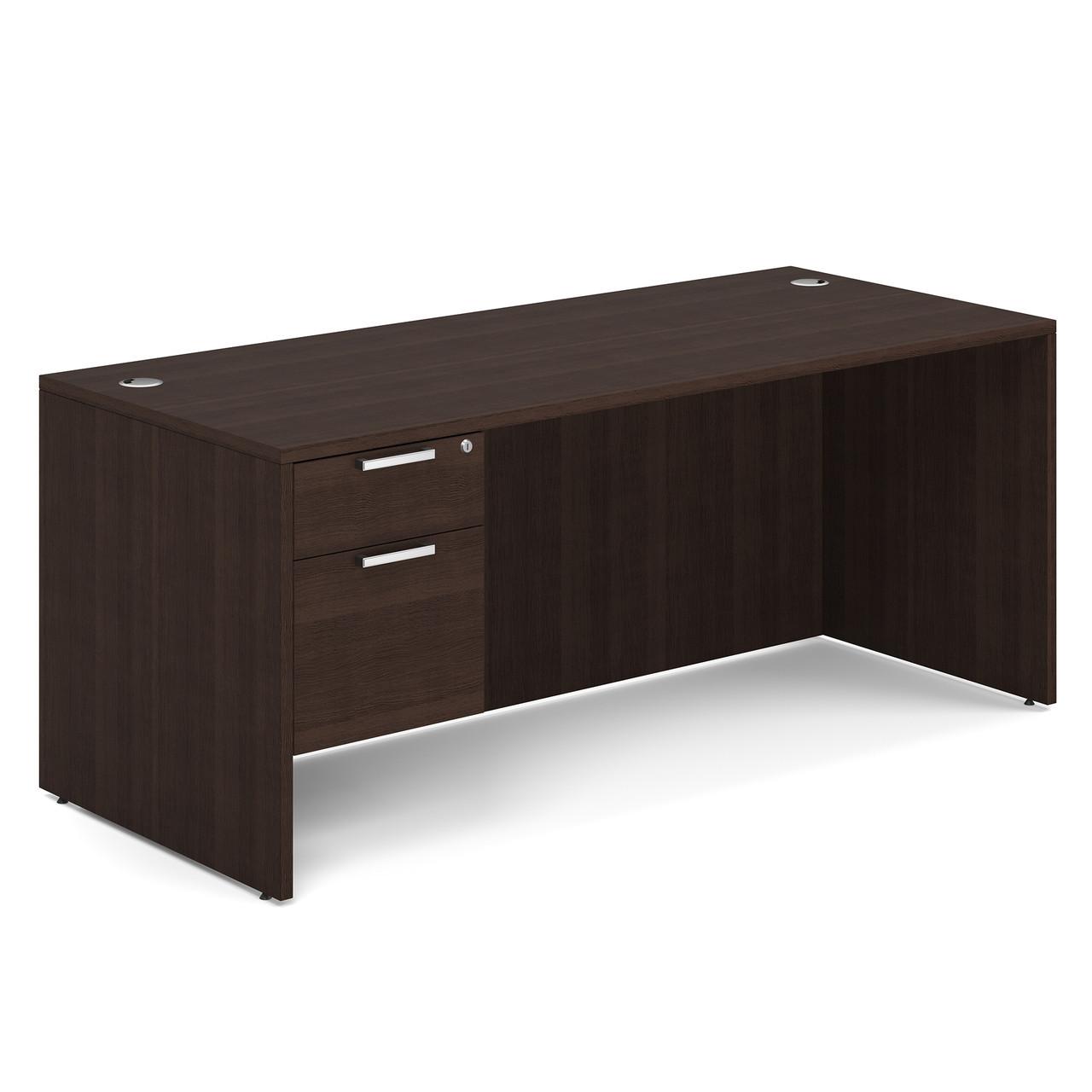  Office Source OS Laminate 71"W x 30"D Executive Desk SGLHDPL105 