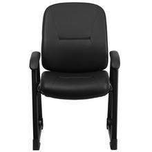  Flash Furniture Black Leather 400 lb. Capacity Big and Tall Guest Chair 