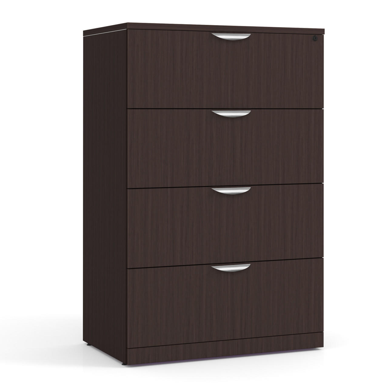 Office Source OS Laminate 4 Drawer Lateral Filing Cabinet OS184