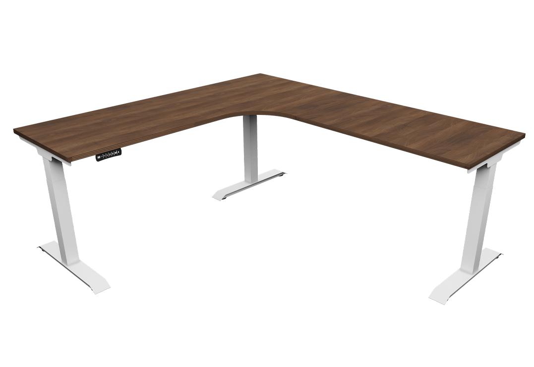 i5 Industries iRize Collection Height Adjustable L-Desk