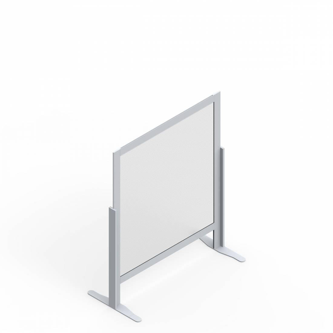 Global Total Office Global Freestanding 42"W Polycarbonate Room Divider GCUPFSP5442 