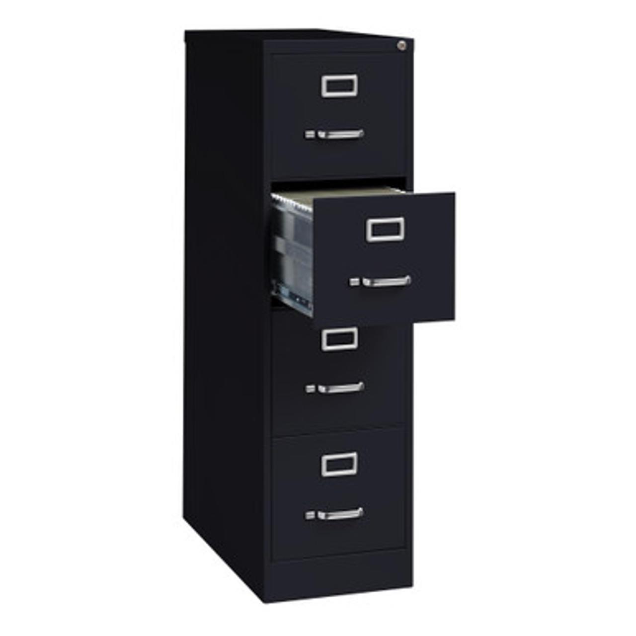  Office Source 4 Drawer Metal Vertical Letter File Cabinet OSV4LT26H 