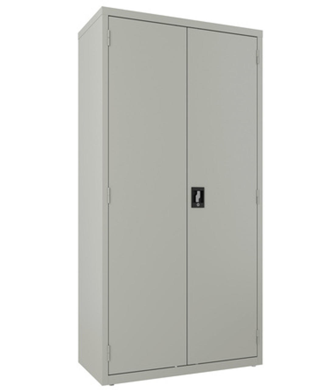  Office Source Large Steel Storage and Wardrobe Cabinet Combo OSWD3672 