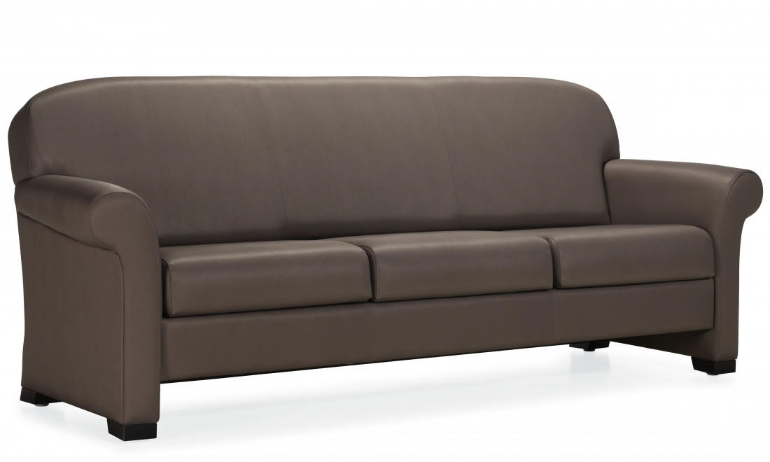 Global Total Office Global Care Bishop Healthcare Vinyl 3 Seat Sofa GC3753 