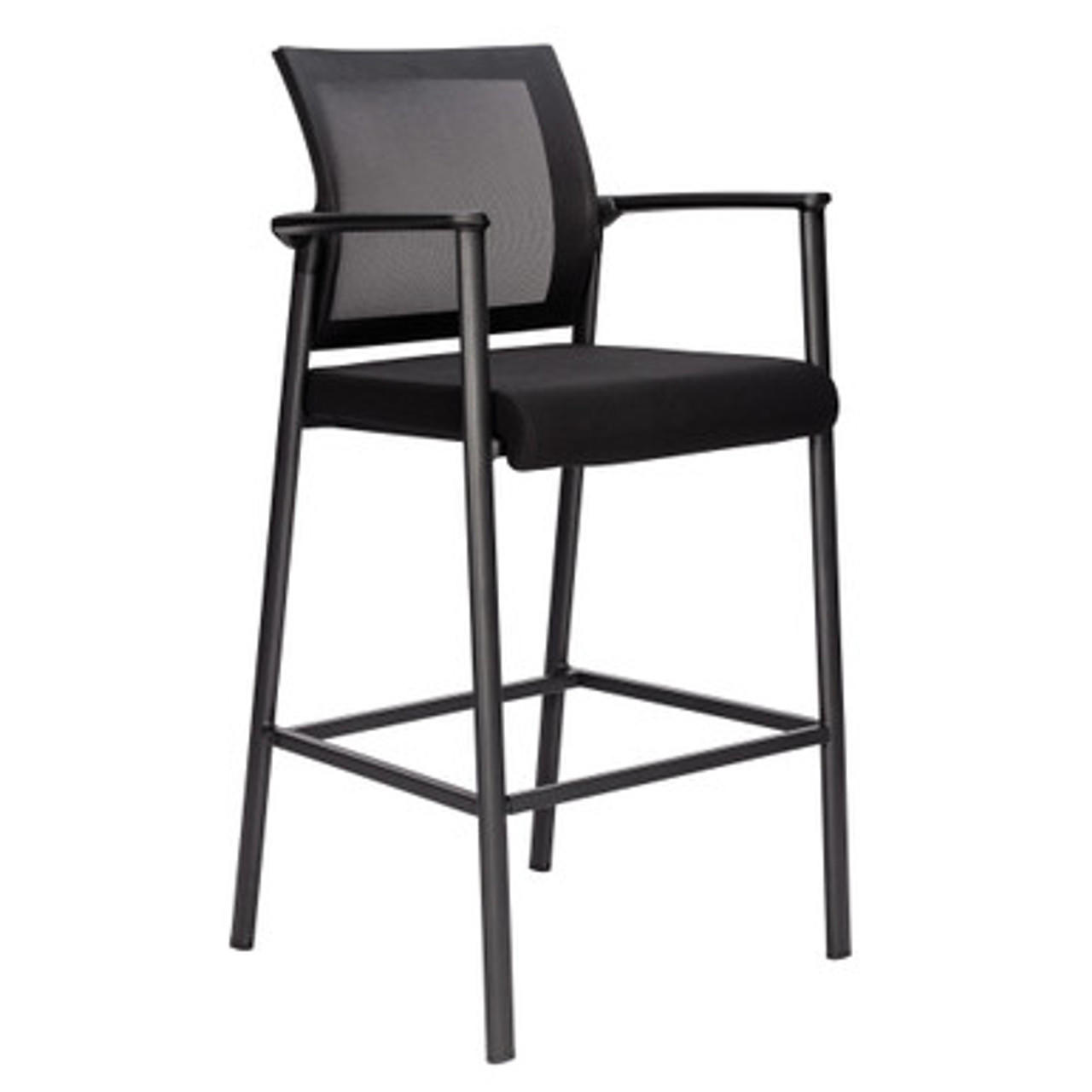  Office Source Oslo Mesh Back Stool with Arms 607MMF 