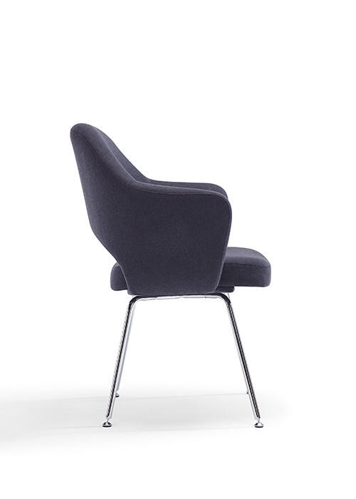 Woodstock Marketing Melanie Mid Century Modern Fabric Stationary Conference Room Armchair (2 Pack!)