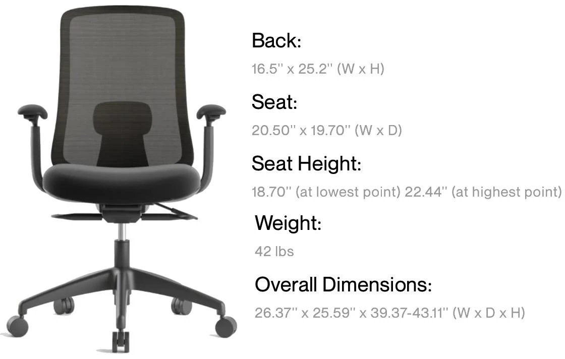 Eurotech Seating Flexy Mesh Back Task Chair