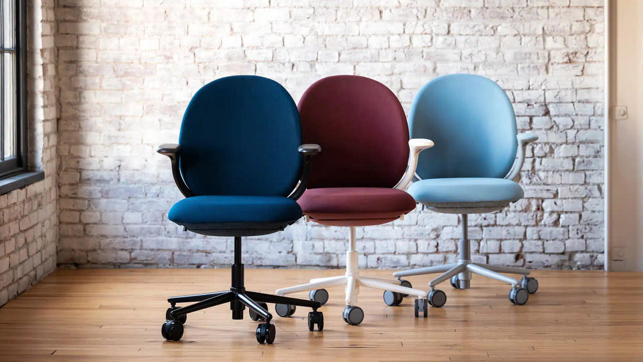 KFI Studios Model 8600 Jade PET Felt Work Chair 