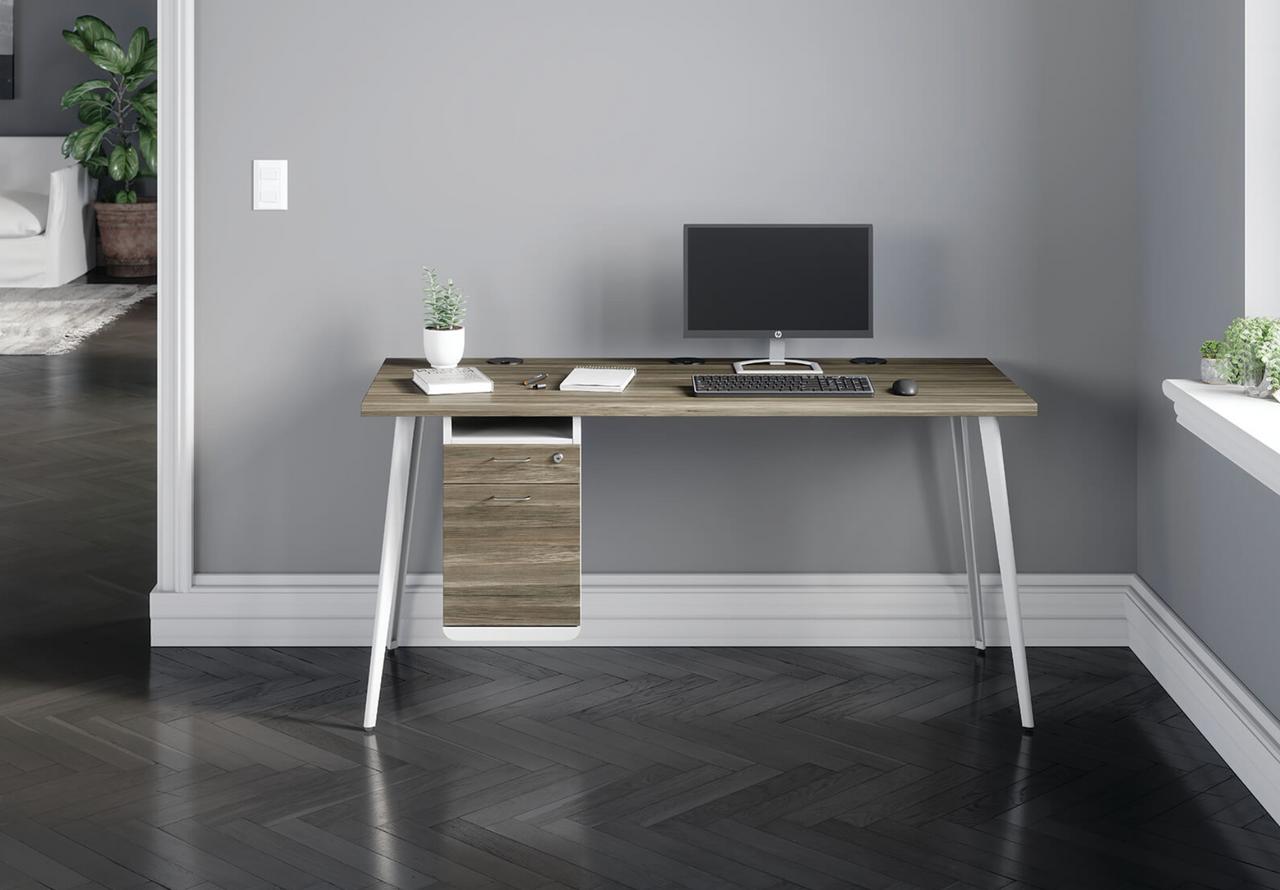 Right Angle Products Right Angle Tango Modern Writing Desk with Optional Storage 