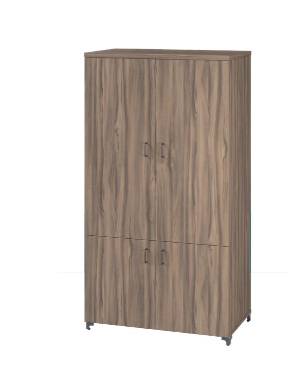Right Angle Products Right Angle Tevita Vertical Cabinet with Shelves and Closed Doors 