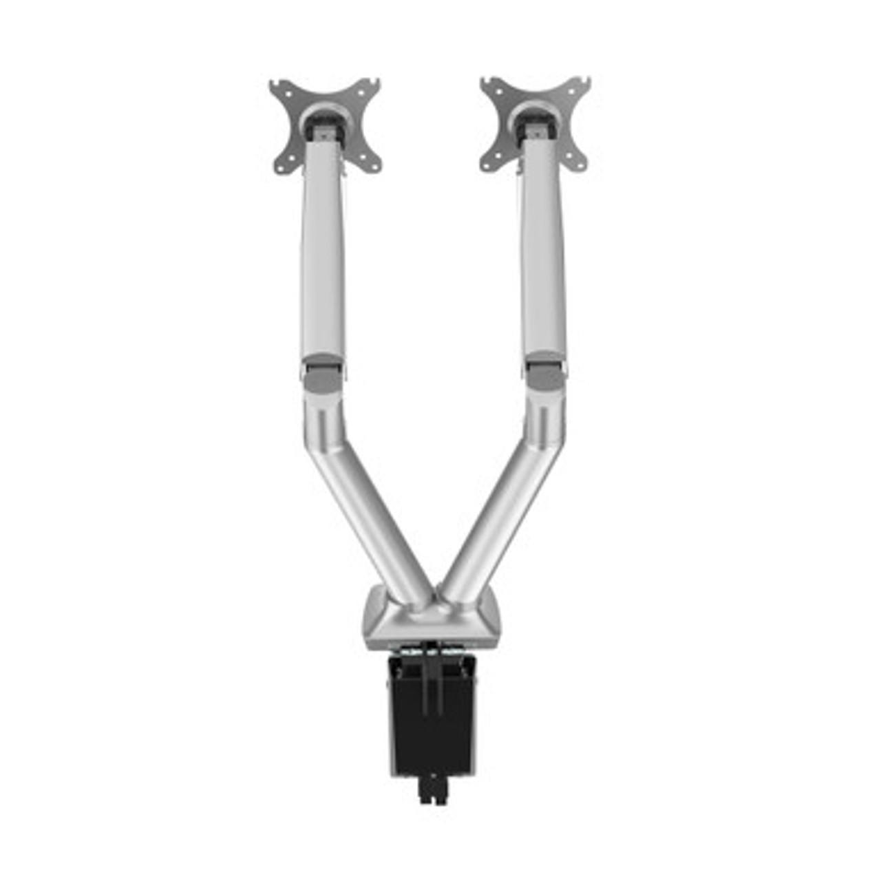  Office Source Dual Screen Monitor Arm with Charging Ports 506DMA 