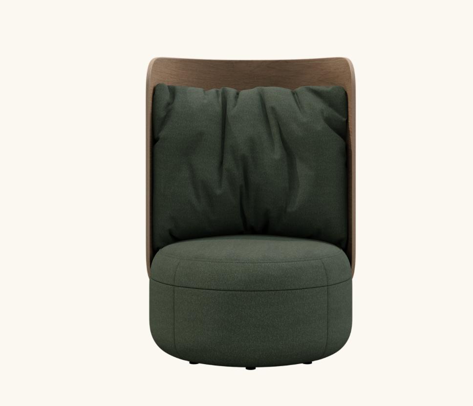  KFI Studios Dotti Collection High Back Lounge Chair 8200-HB-PH 