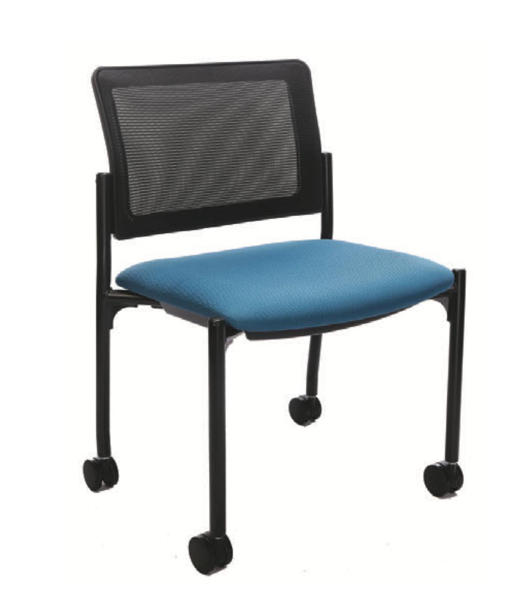  RFM Preferred Seating Evolve Stackable Armless Training Room Chair 9534NA 