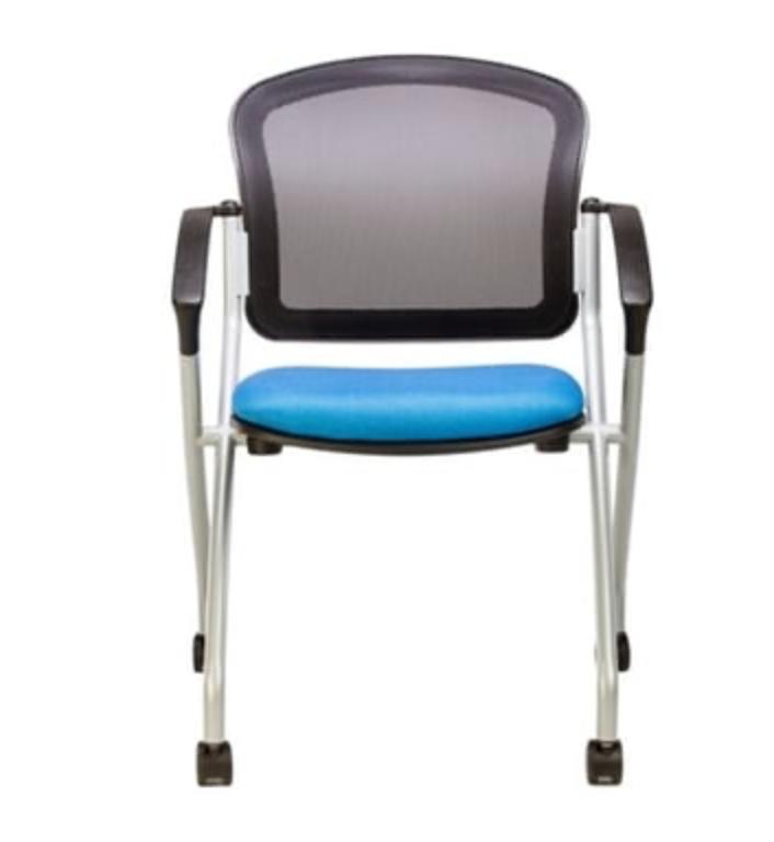 RFM Preferred Seating Link Mesh Back Training Room Chair with Arms