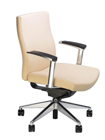  RFM Preferred Seating Phoenix Medium Back Conference Chair with Polished Accents 241CH 
