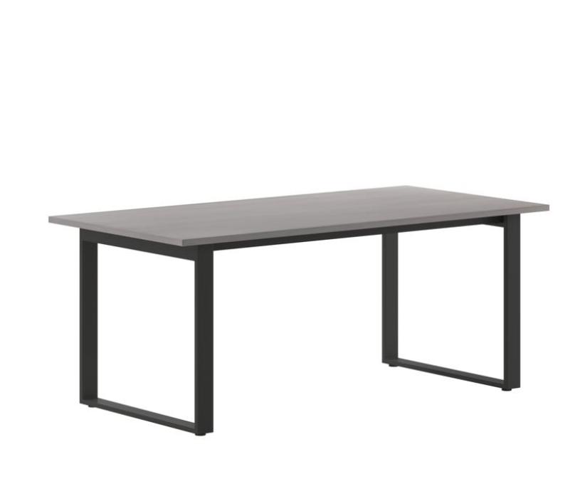  Flash Furniture Redmond 72x36 Small Rectangular Conference Table with Gray Oak Finish 