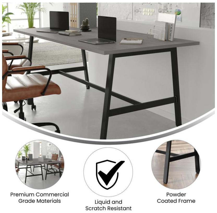 ③エンドテーブル　 macomoco Mooreco Modular Conference Table - Rectangle - 58