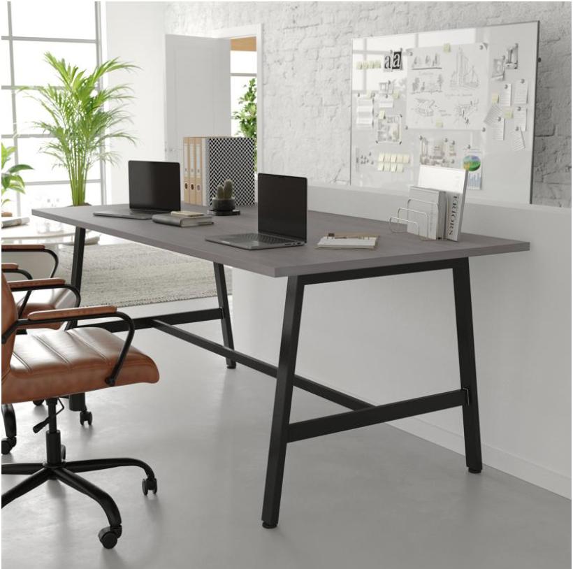  Flash Furniture Redmond 6' x 3' Gray Oak Conference Table 