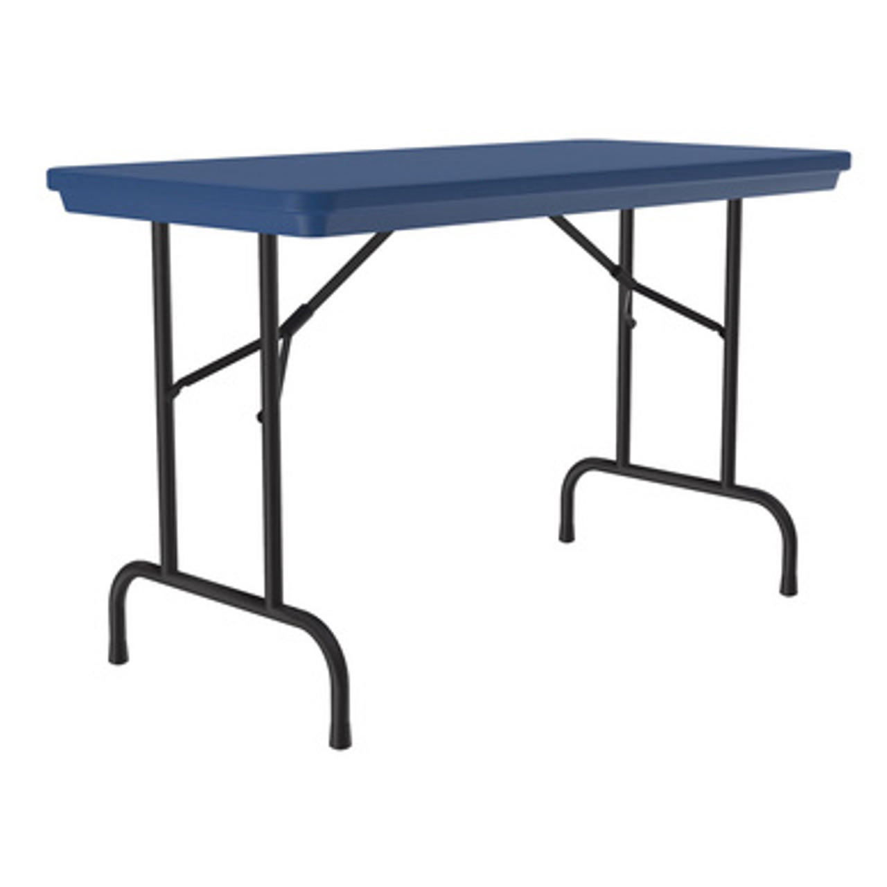  Office Source 48"W x 24"D Colorful Blow Mold Folding Table R2448 