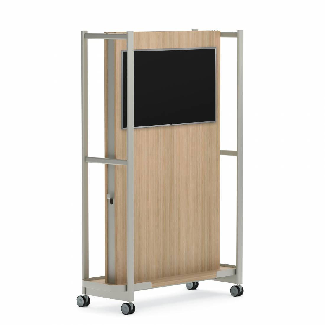 Global Total Office Global Collaborative Spaces Collection 48"W Media Cart SCCMNE1848 