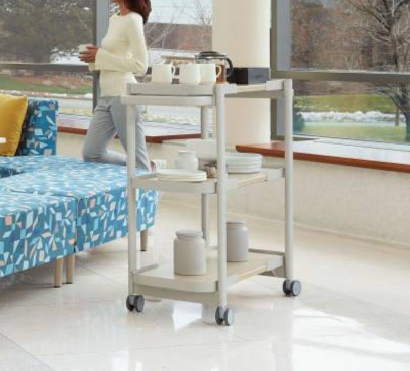 Global Total Office Global Collaborative Spaces Collection 43"W Hospitality Cart SCHC2233 