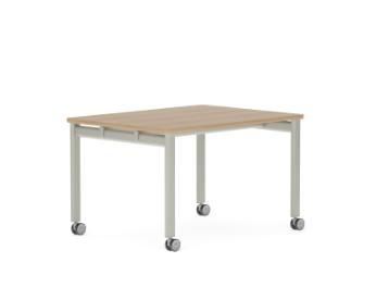 Global Total Office Global Collaborative Spaces Collection 48"W x 36"D Mobile Workshop Table SCTSWSC3648 