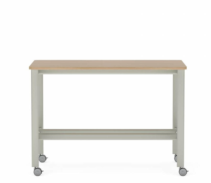 Global Total Office Global Collaborative Spaces Collection 60"W x 36"D Mobile Standing Height Workshop Table SCTSBSC3660 