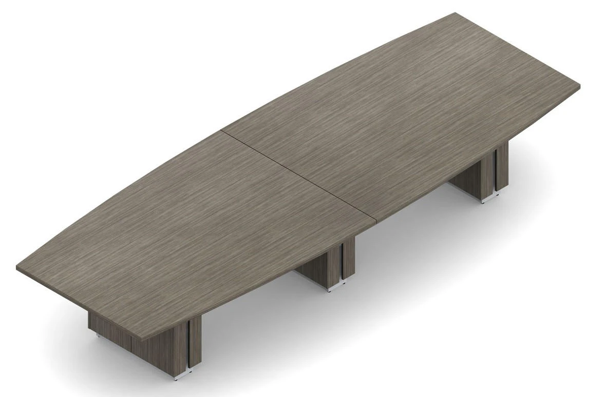 Global Total Office Global Zira Large 60"D Boat Shaped Boardroom Table (8 Length Options!)