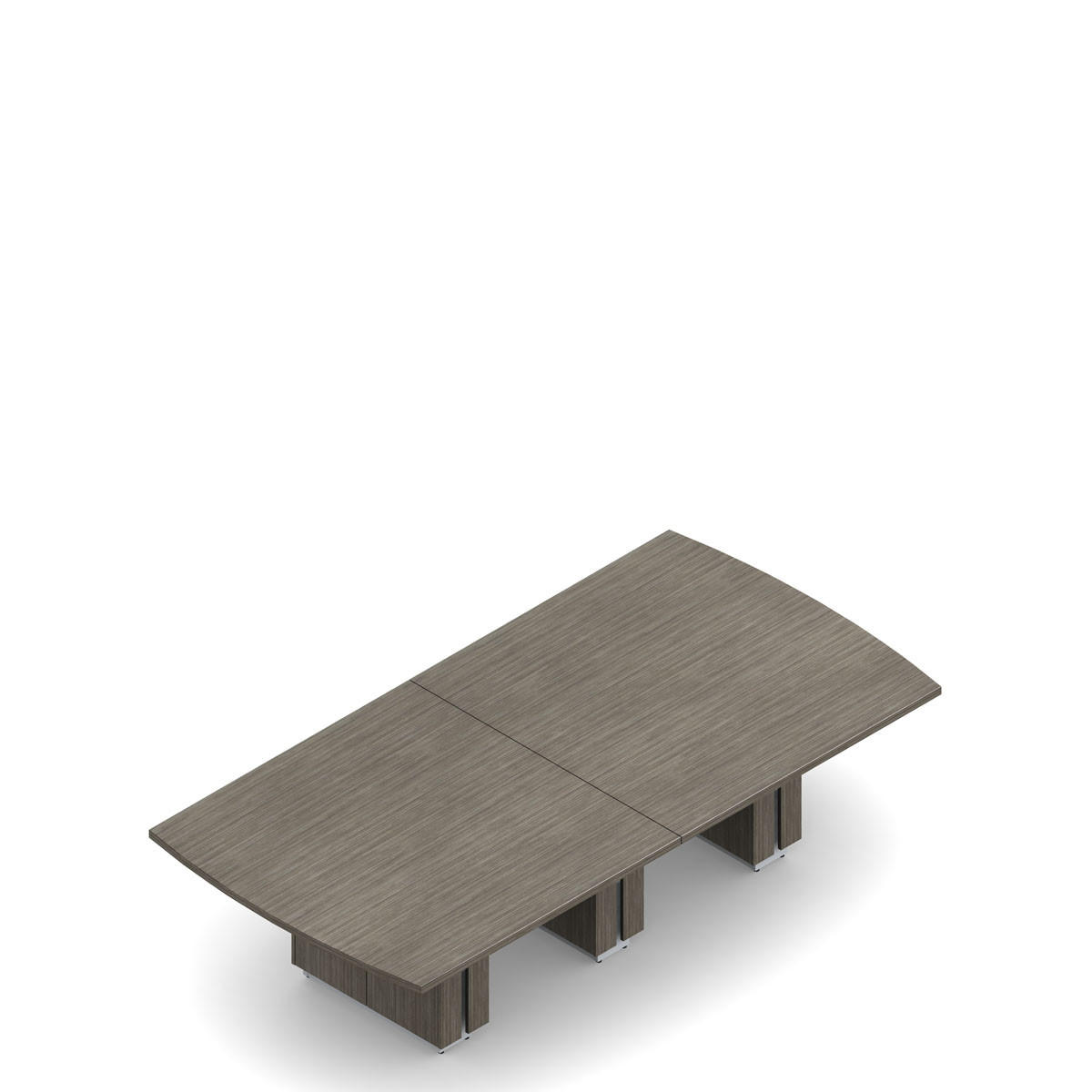 Global Total Office Global Zira Large 60"D Bow End Boardroom Table (8 Length Options!)