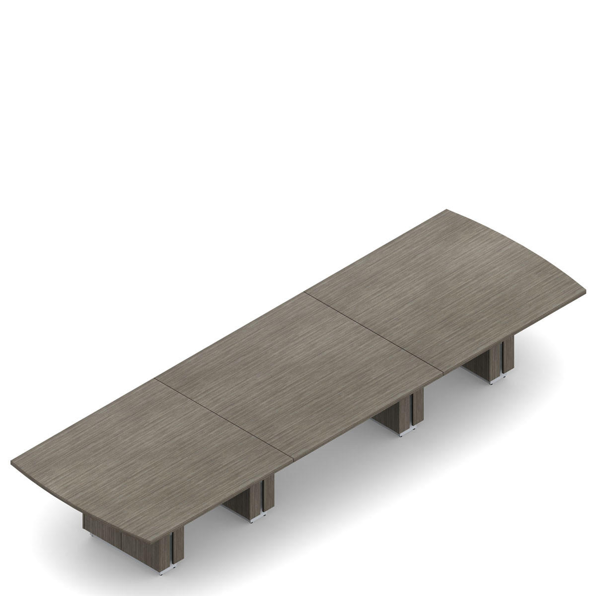 Global Total Office Global Zira Large 60"D Bow End Boardroom Table (8 Length Options!)