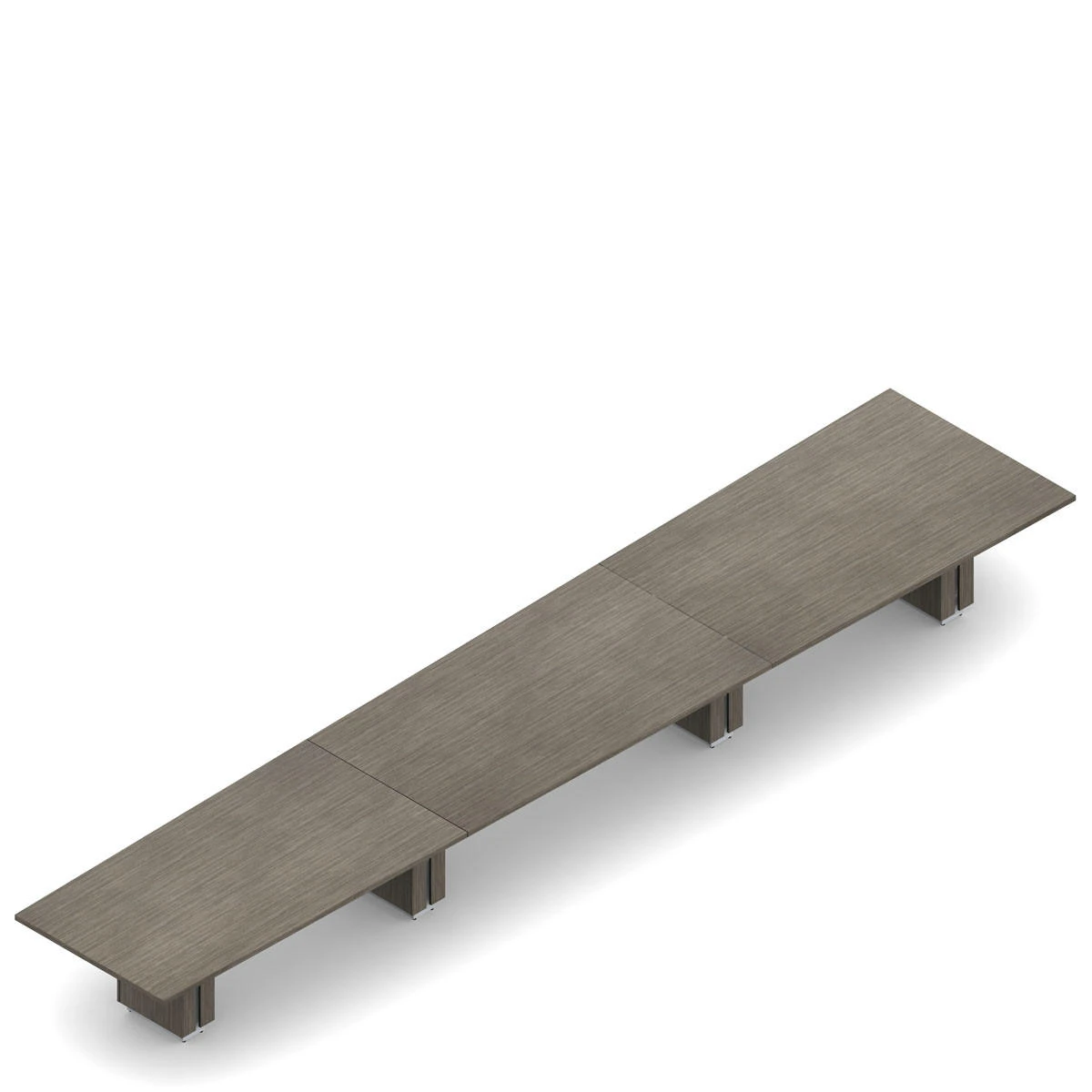 Global Total Office Global Zira Large 60"D Wedge Shaped Boardroom Table (8 Length Options!)