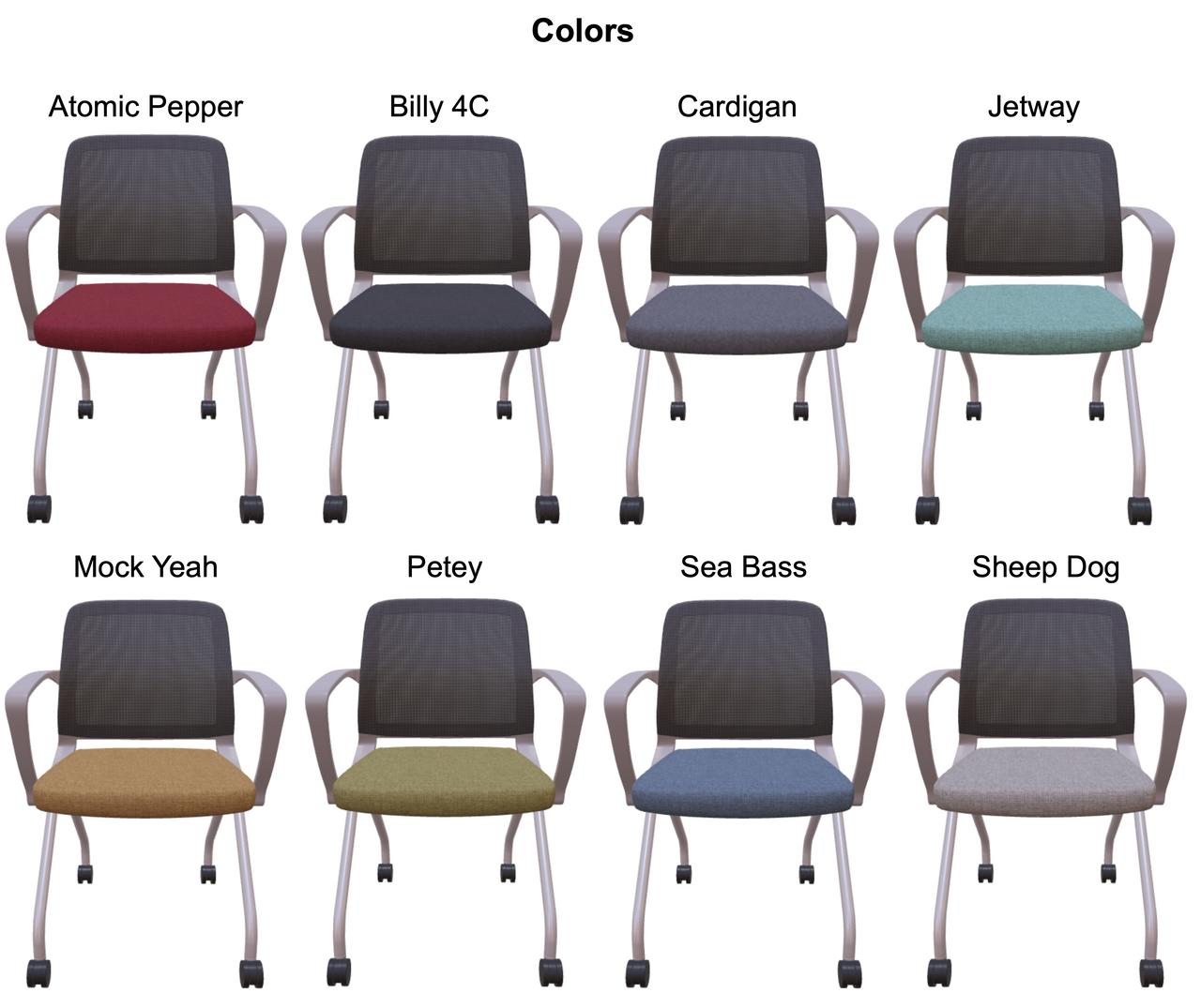 Wyatt Seating Fini Flip Seat Nesting Conference and Training Room