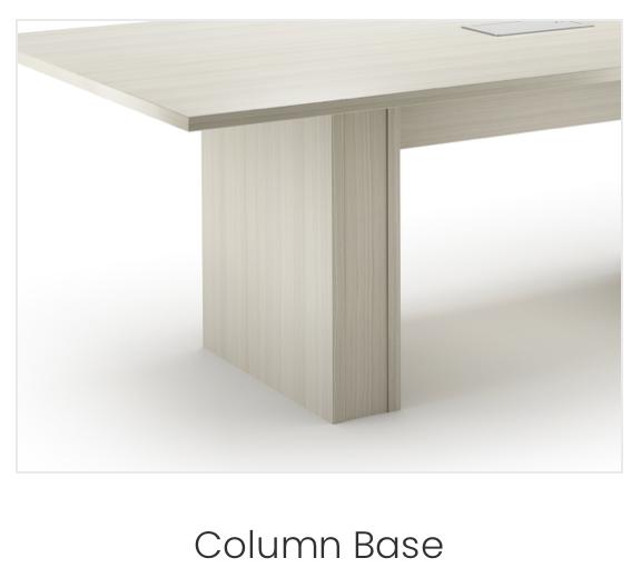 Element Contract Furniture Element Contract Stance Collection Column Base Conference Table (Size, Shape, Power Options!) 