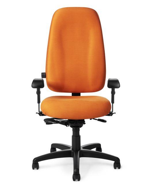  OM Seating Paramount Fabric Multi-Function Task Chair for Tall Users PT79 