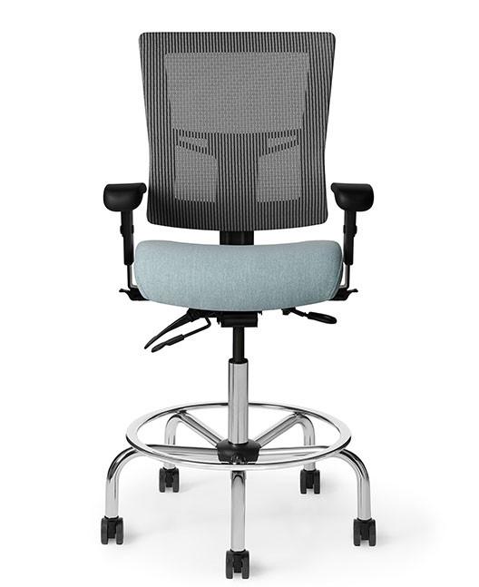  OM Seating Affirm Mesh Back Task Stool with Spider Base AF513 