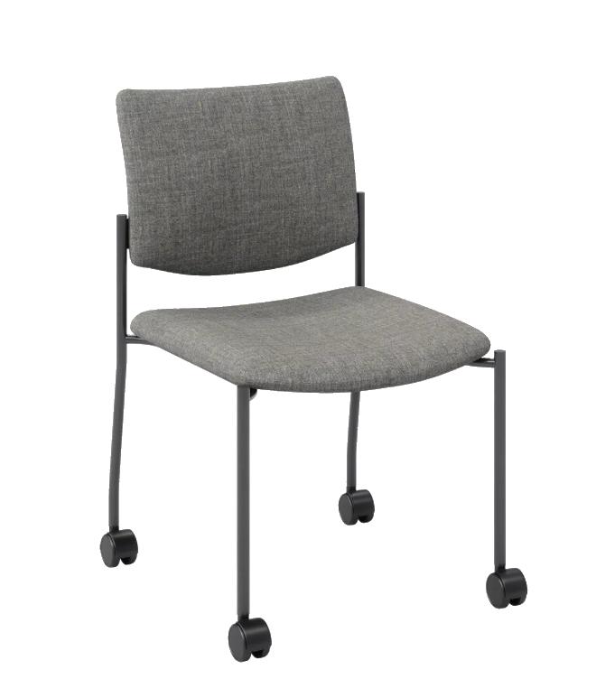  KFI Studios Evolve Series Armless Training Room Chair CS1310FB 