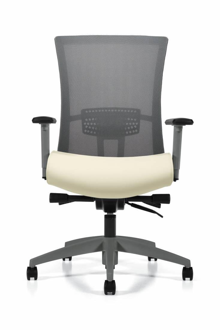 Global Total Office Global Vion Shadow Frame Dimension Mesh Back User Friendly Ergonomic Task Chair