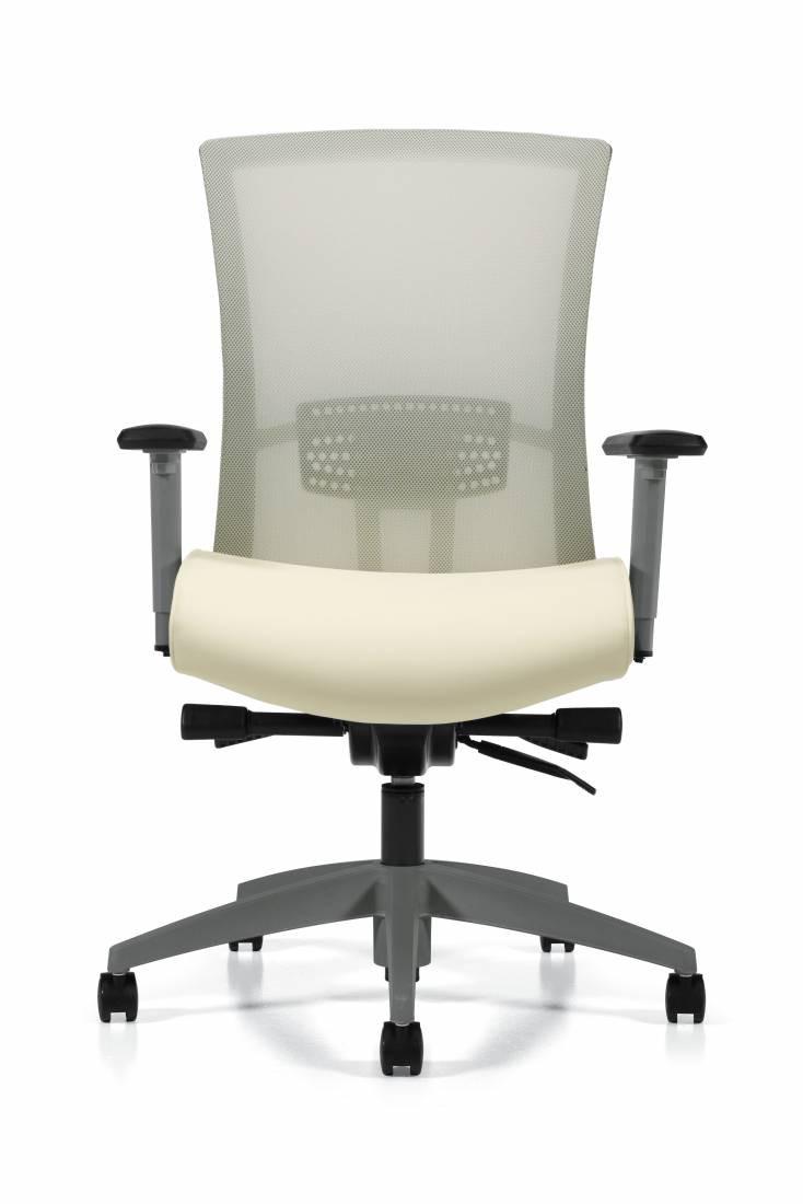 Global Total Office Global Vion Shadow Frame Dimension Mesh Back User Friendly Ergonomic Task Chair
