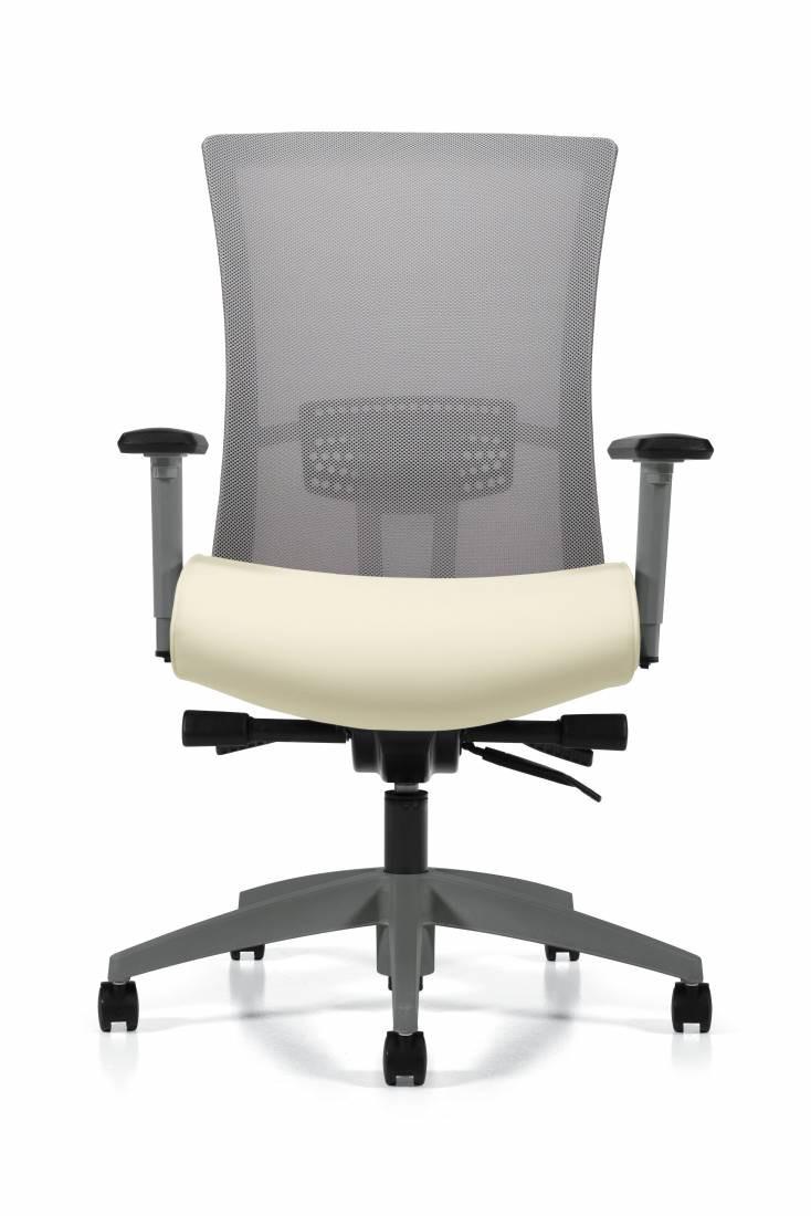 Global Total Office Global Vion Shadow Frame Dimension Mesh Back User Friendly Ergonomic Task Chair