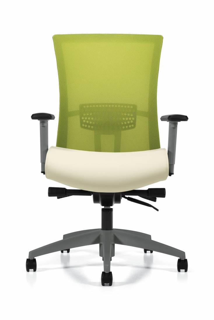 Global Total Office Global Vion Shadow Frame Dimension Mesh Back User Friendly Ergonomic Task Chair