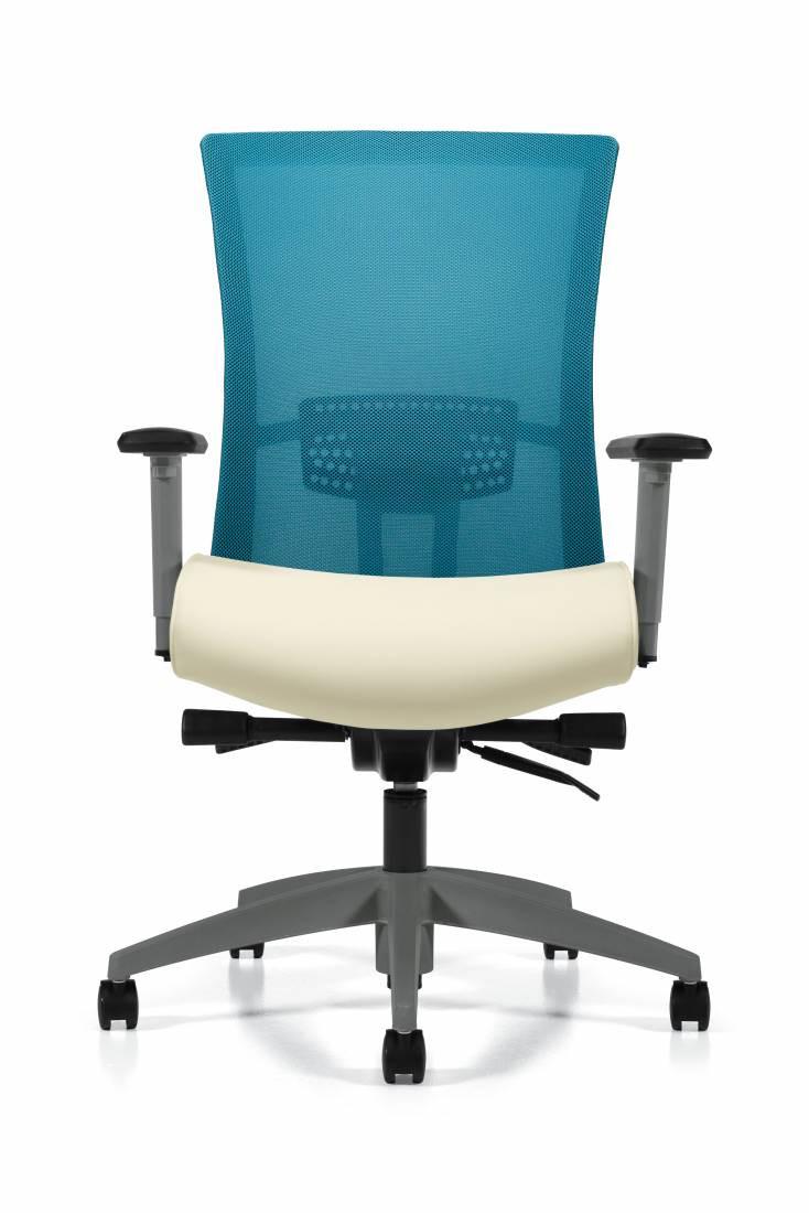 Global Total Office Global Vion Shadow Frame Dimension Mesh Back User Friendly Ergonomic Task Chair