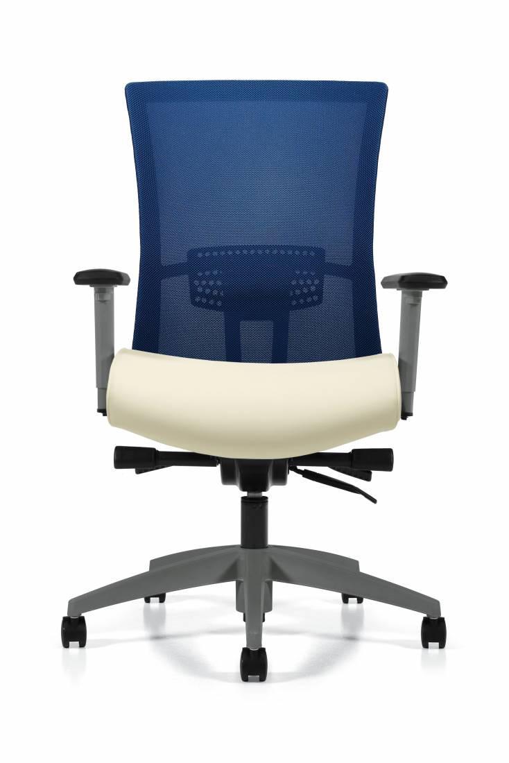 Global Total Office Global Vion Shadow Frame Dimension Mesh Back User Friendly Ergonomic Task Chair