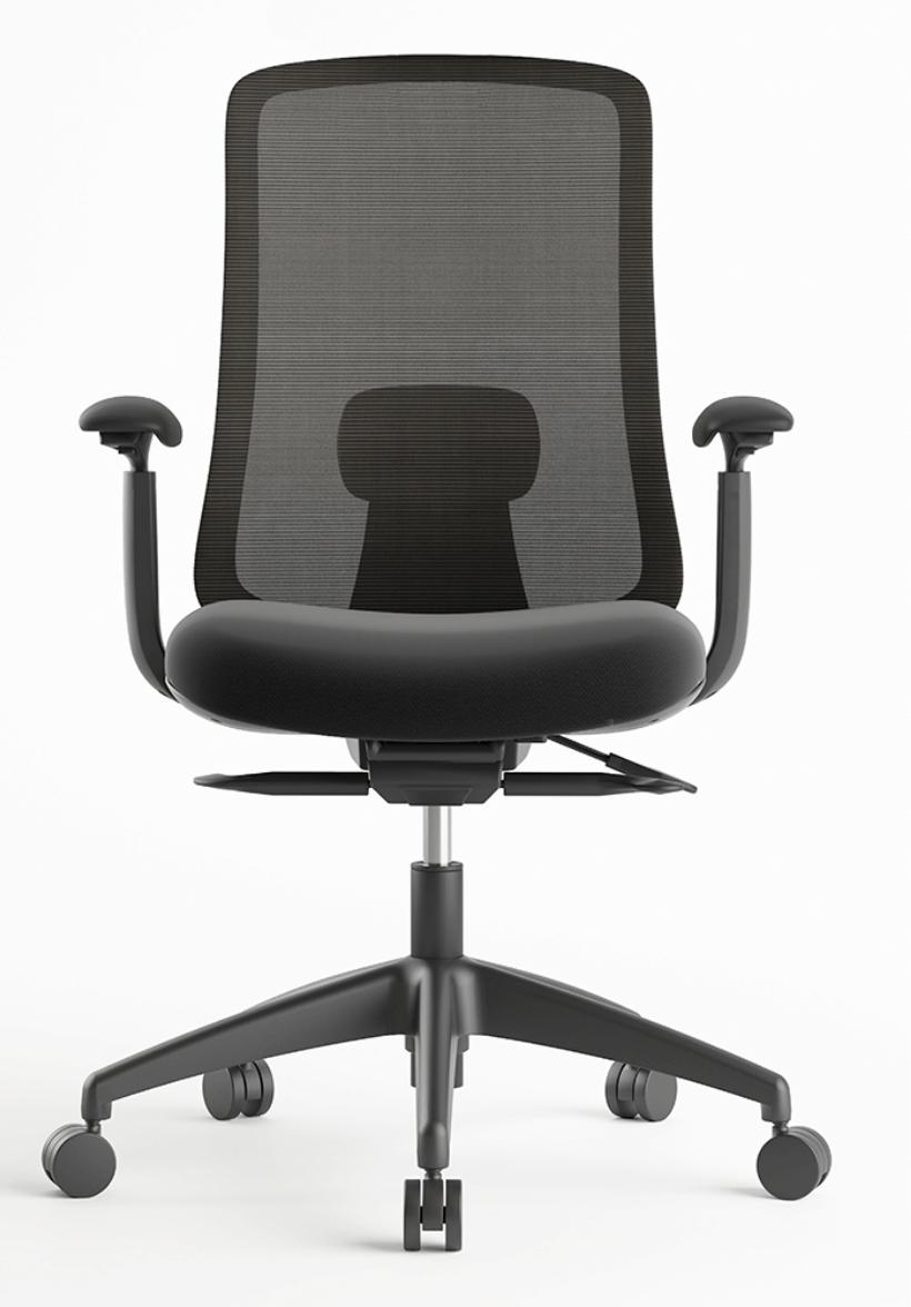 Right Angle Products Right Angle Alpha 2.0 Black Mesh Ergonomic Task Chair FCA2TBBB 