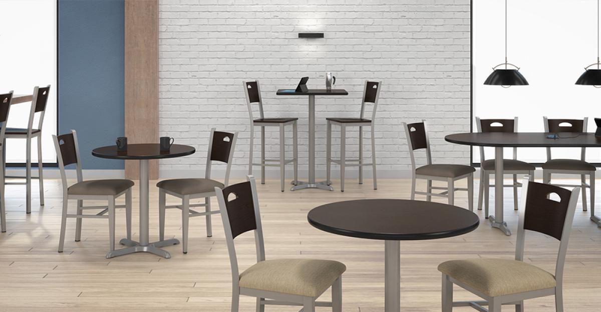  Lesro Concord 30" Round Cafe Table CD5130 