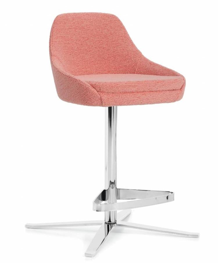 Global Total Office Global Drift Modern Metal Base Commercial Counter Height Stool 8053 