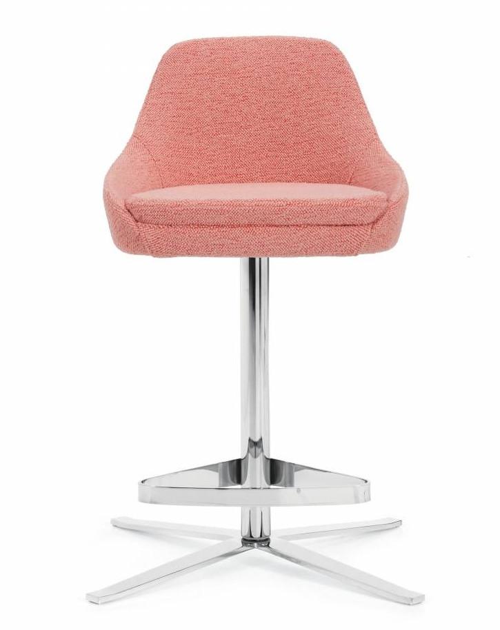 Global Total Office Global Drift Modern Metal Base Commercial Counter Height Stool 8053 
