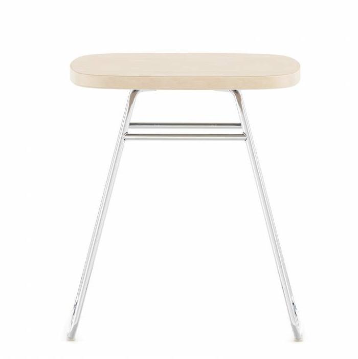 Global Total Office Copy of Global Drift 22"W x 18"D x 20"H Oval Accent Table with Metal Sled Base 8043OV2220I 