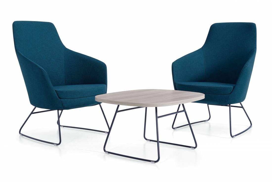 Global Total Office Global Drift Collection 3 Piece Conversation Furniture Package 